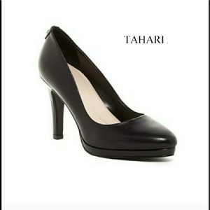 Tahari Black Gallery Heel Sz 9